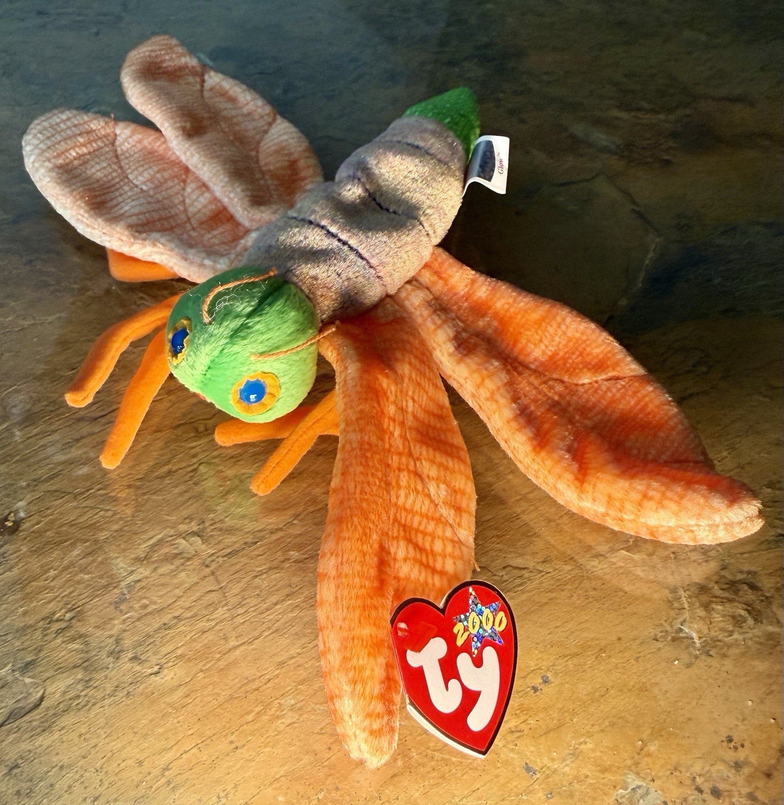 Ty Beanie Baby - GLOW the Lightning Bug