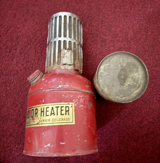 Bunsen Incorporated Vintage Kerosene Auto Motor Heater Denver, Colorado