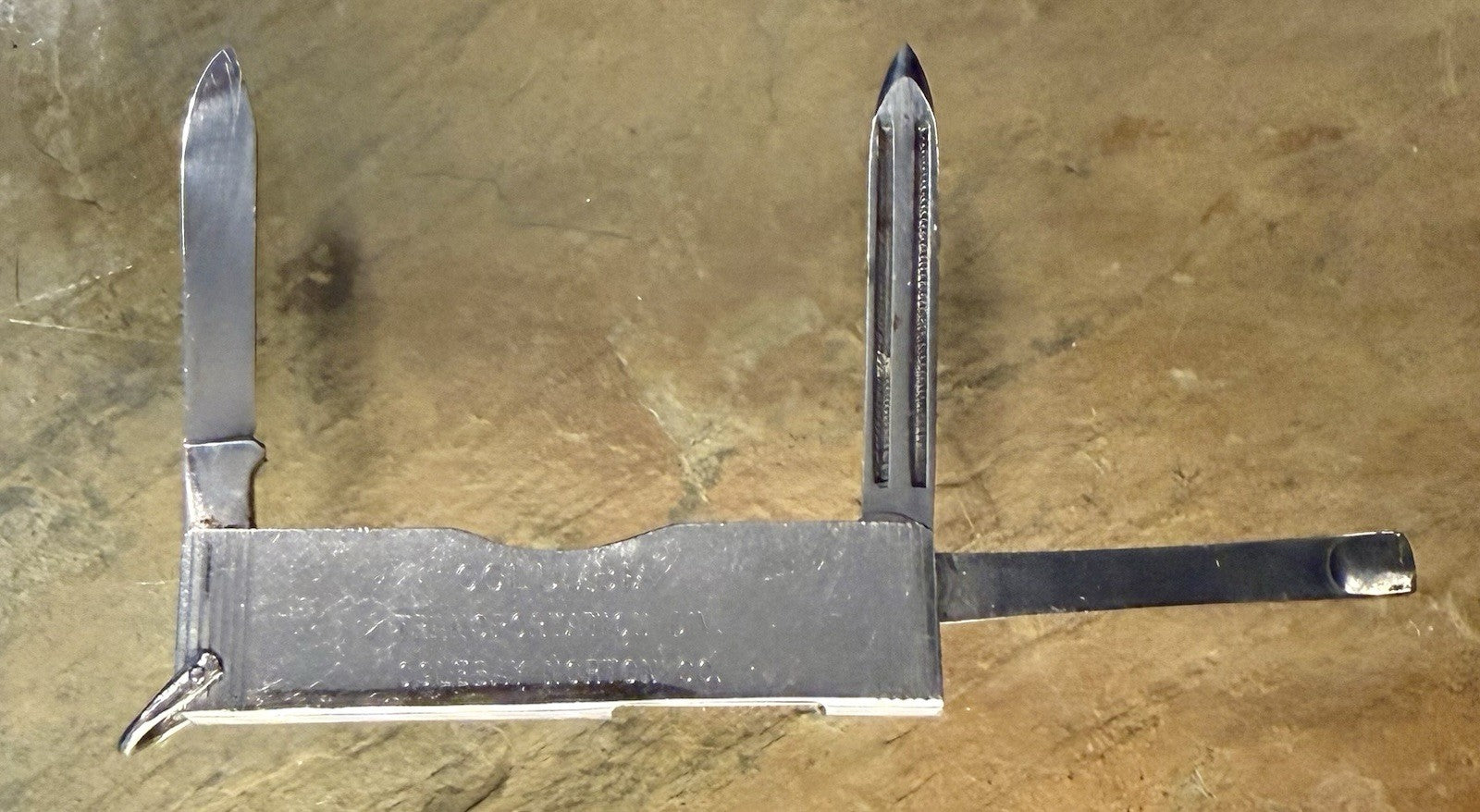 Vintage Pocket Knife- Collins Transformation Co., based in Orange, Massachusetts
