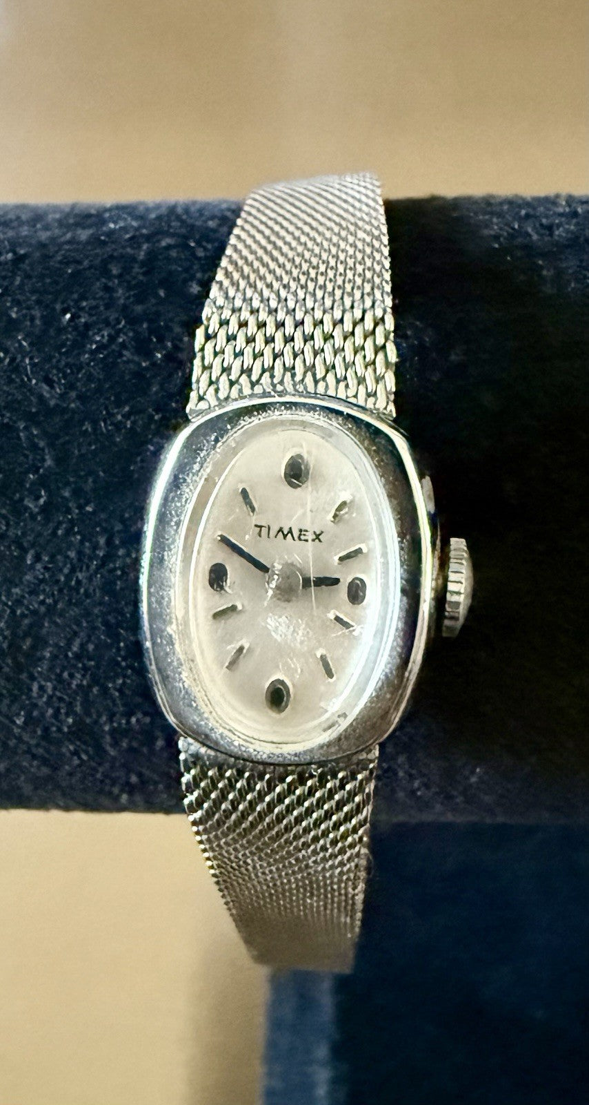 Vintage Timex Chrome Plated Watch 