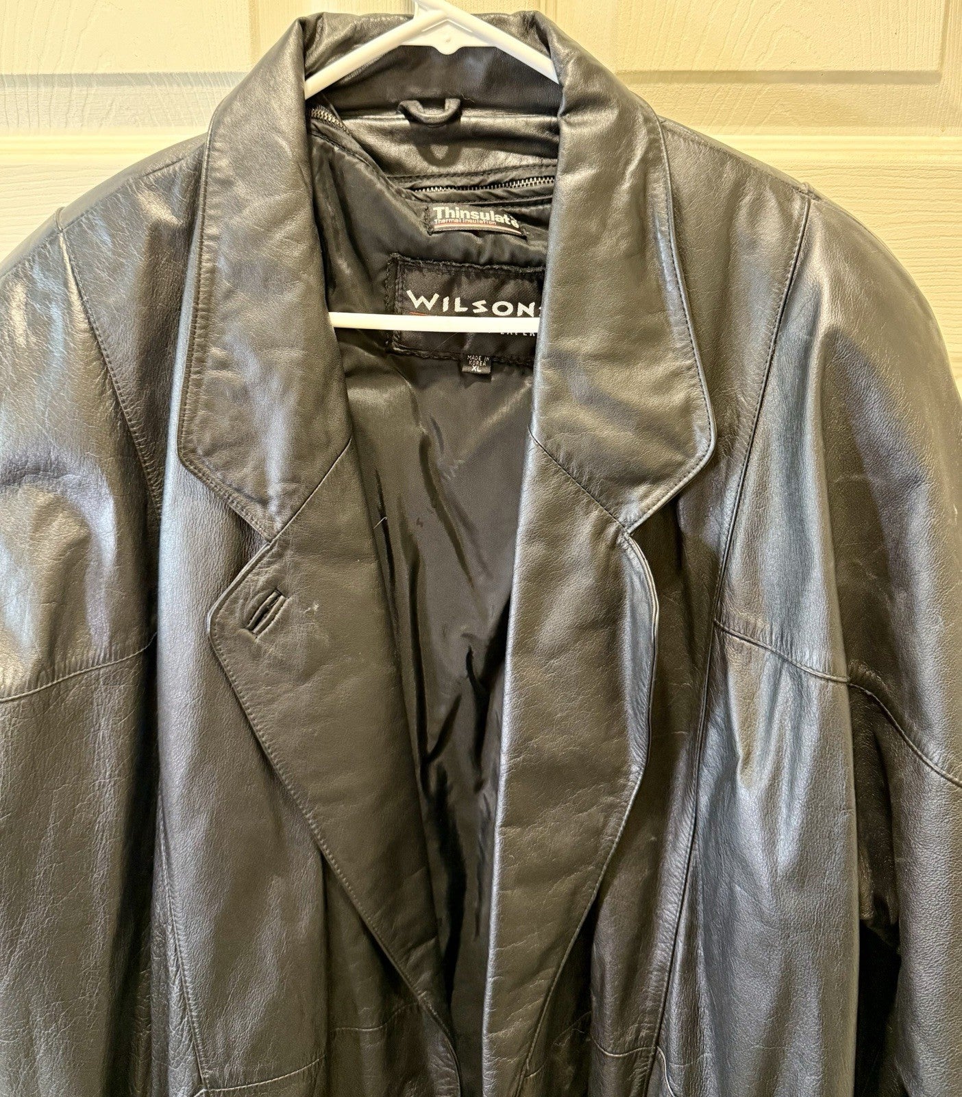 Vintage Wilsons Leather Black Leather Jacket 