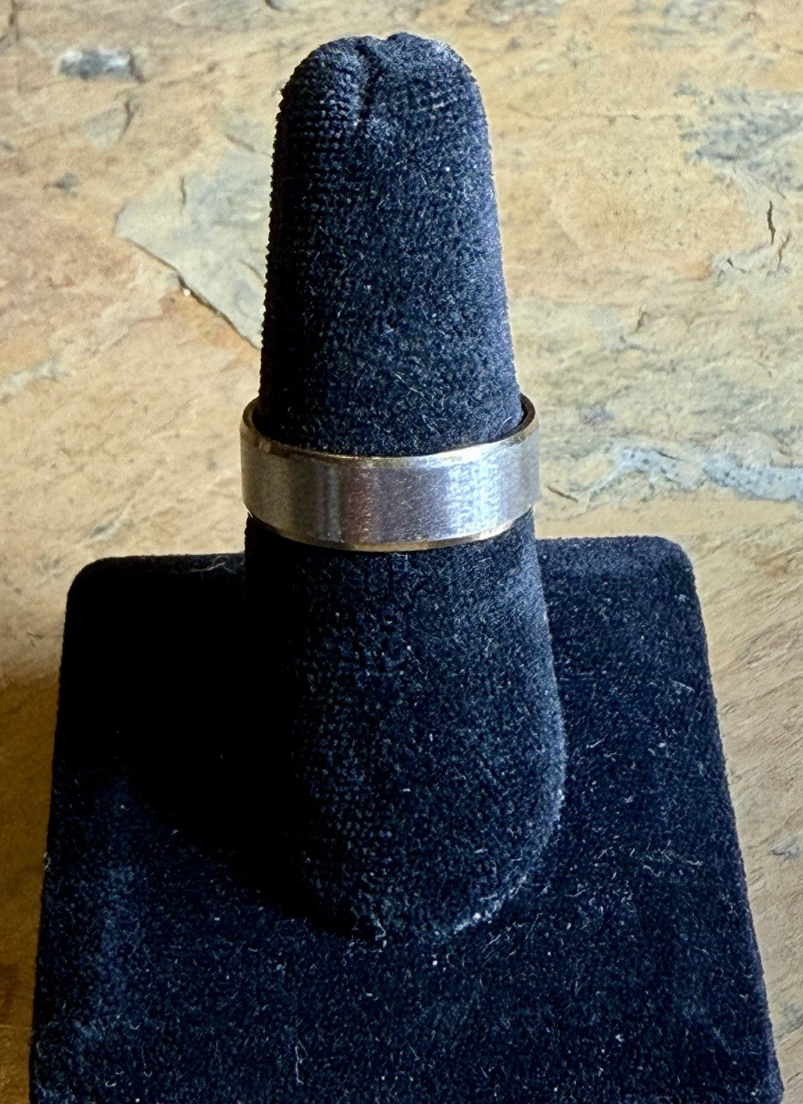 Stainless Steel Wedding Band - Size 10