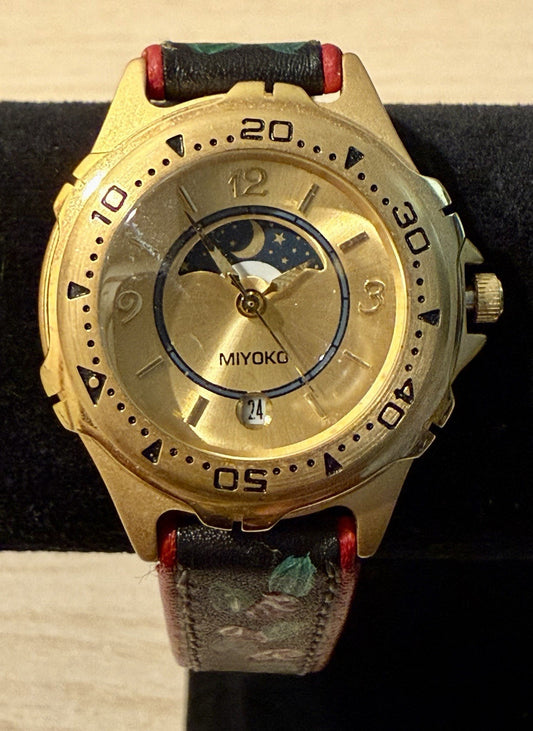 Vintage MIYOKO  Moon Phase Watch 