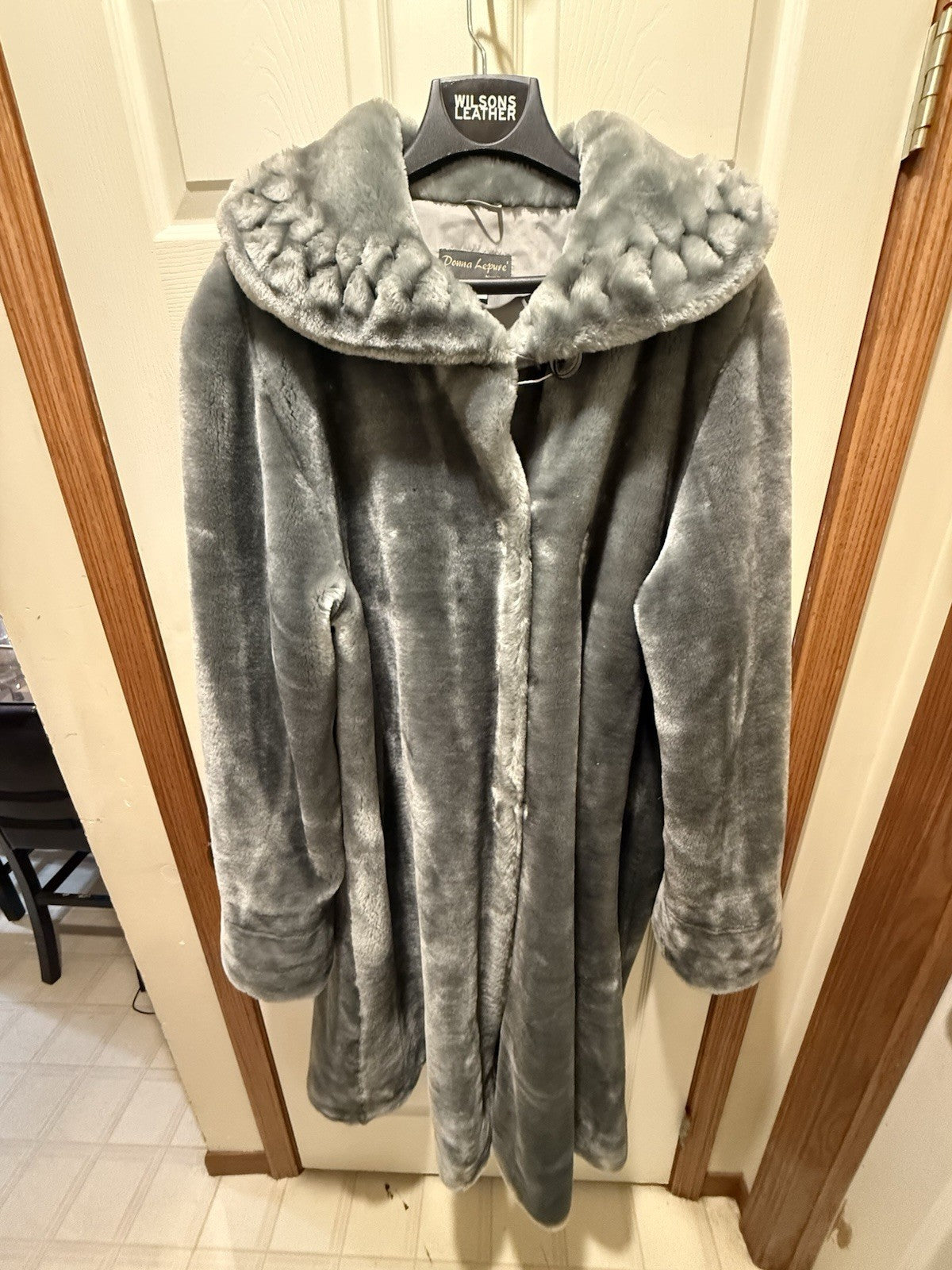 Vintage  Donna Lepure Faux Fur Coat 