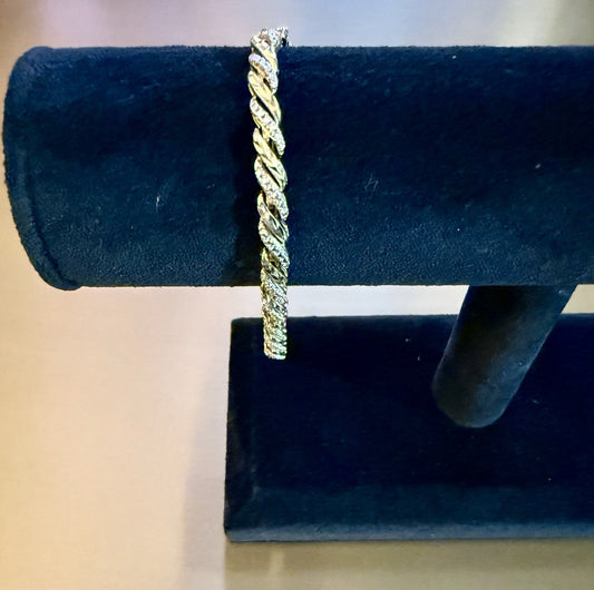 Sterling Silver Diamond Tennis Bracelet 