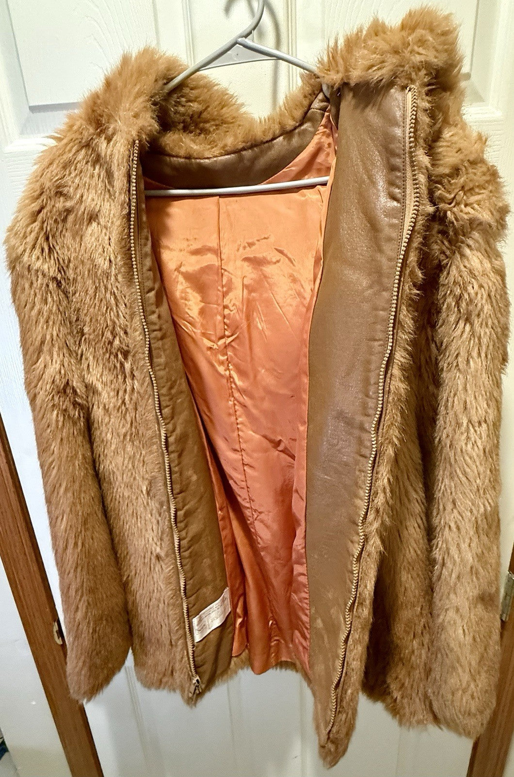 Vintage Sears Fashion Faux Mink Fur Coat