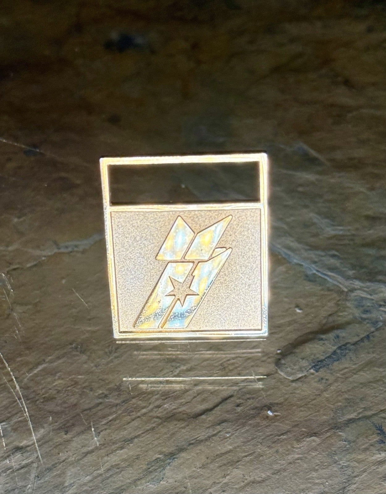Gold Tone Lapel Pin 