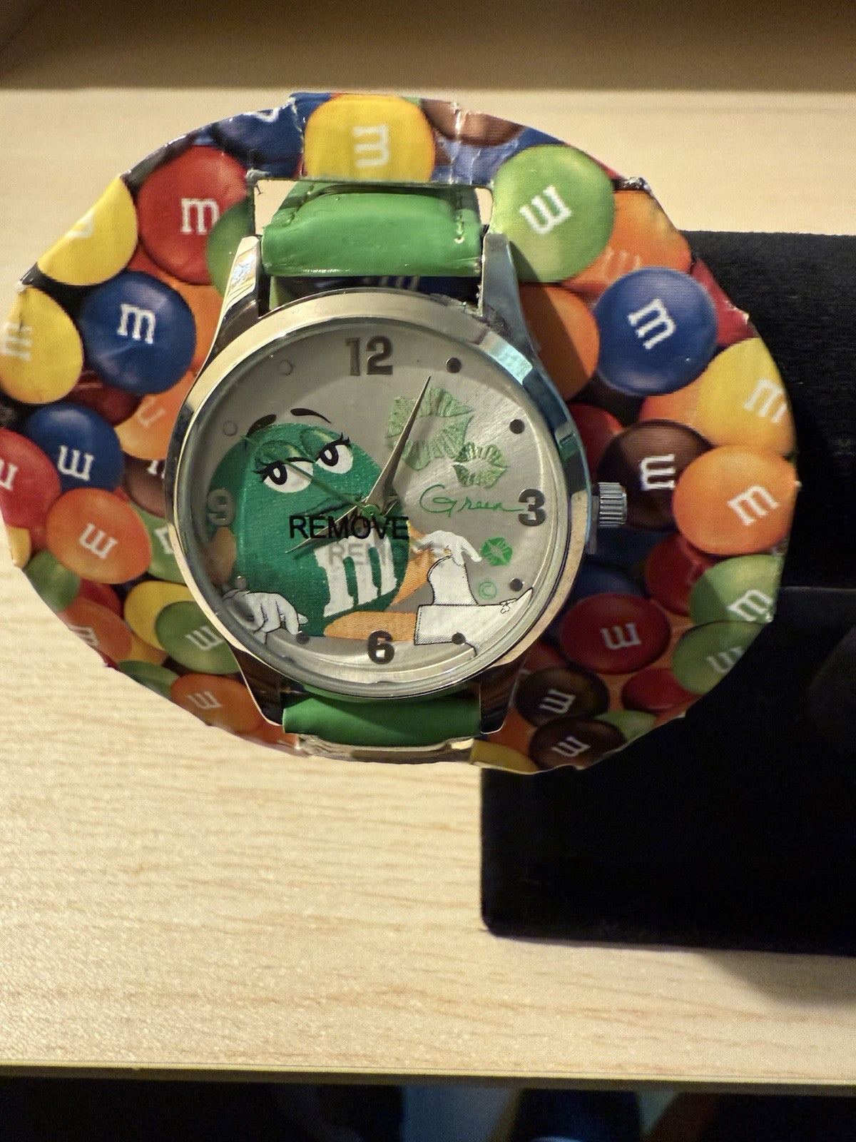 Vintage Green M&M Watch