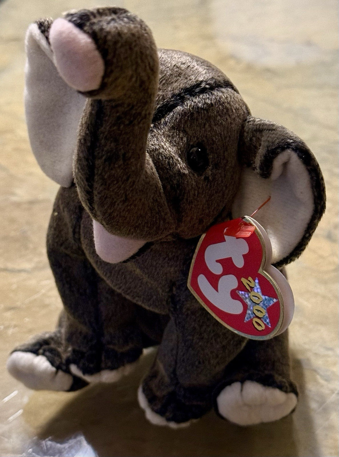 Ty Beanie Baby- Trumpet the Elephant 