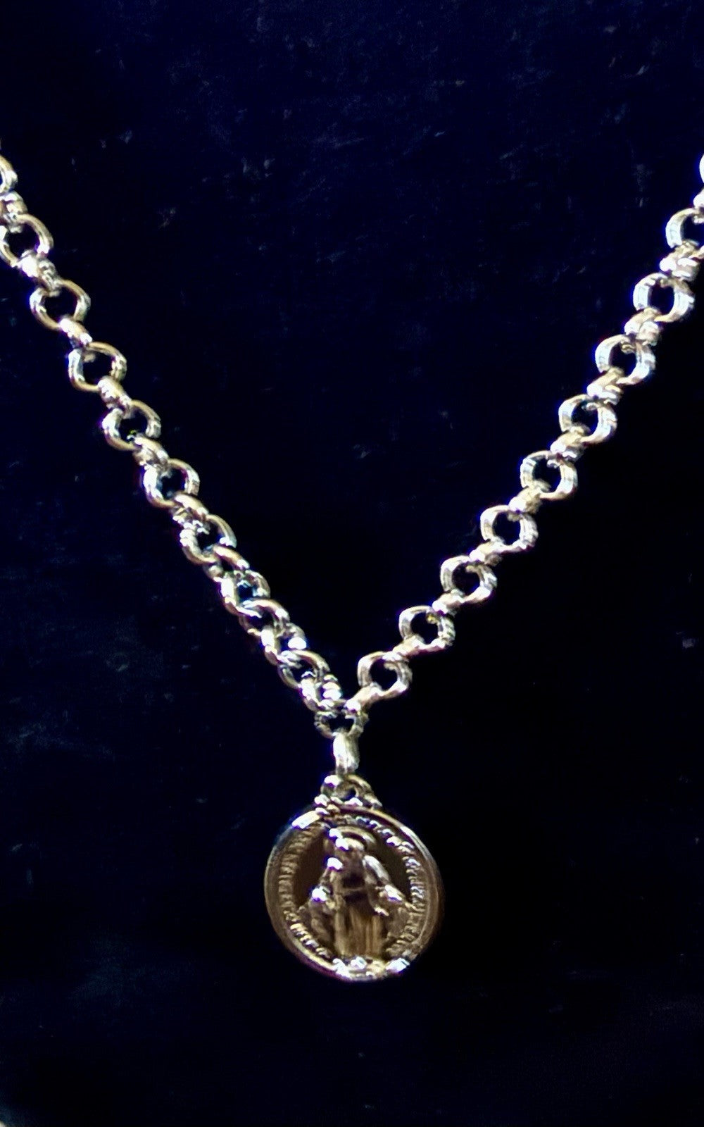 Miraculous Medal pendant And chain