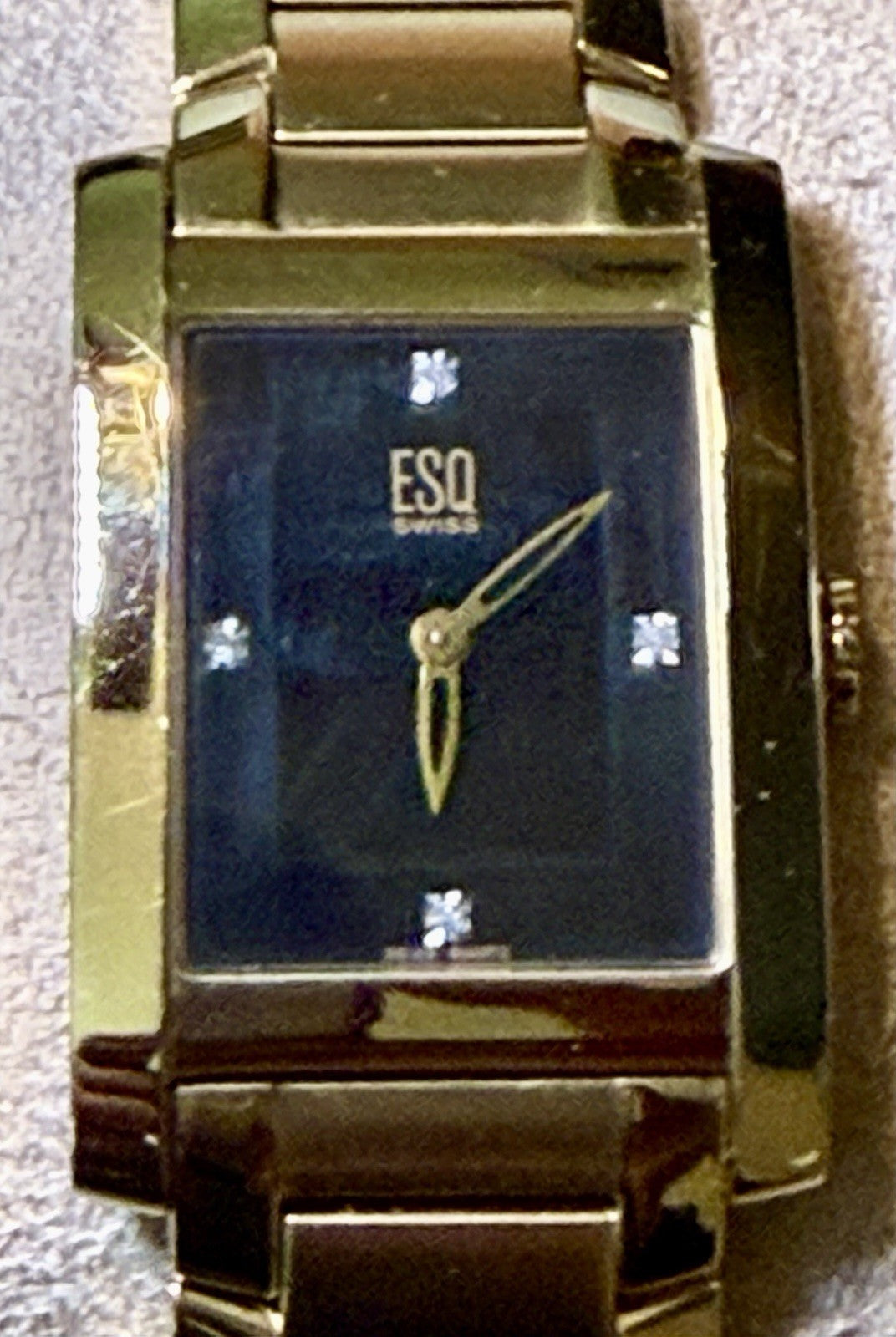 ESQ by Movado Men's Venture 4 Diamond Watch Stainless E5342