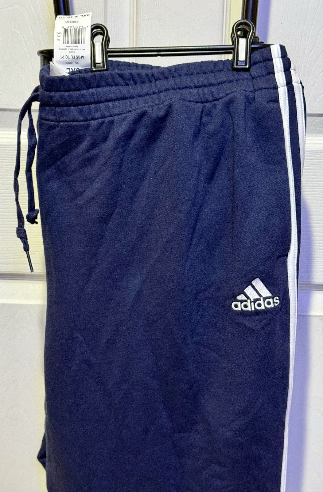 Adidas Essentials 3 Stripe Tappered Leg Pants