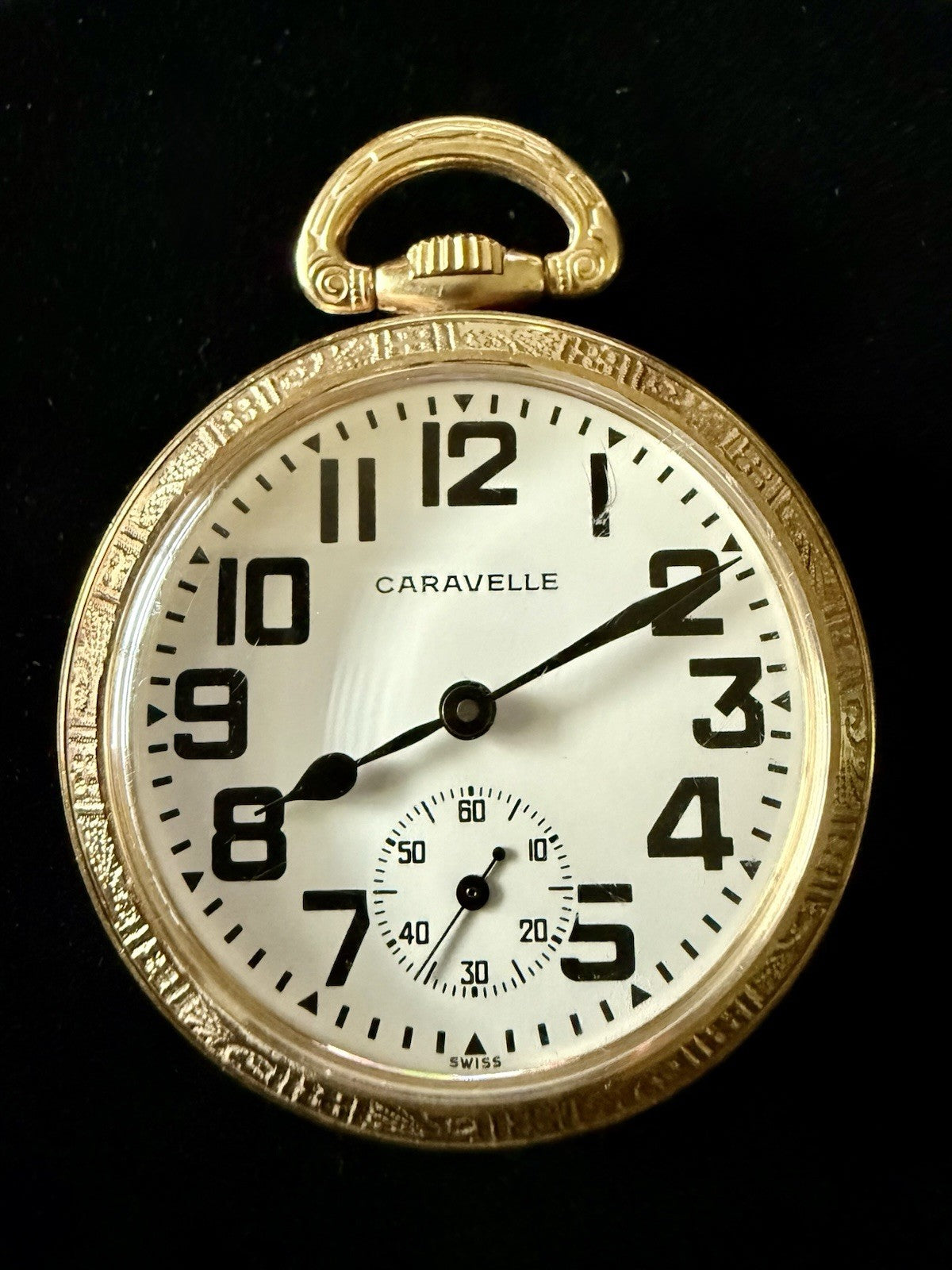 Vintage Caravelle Pocket Watch 