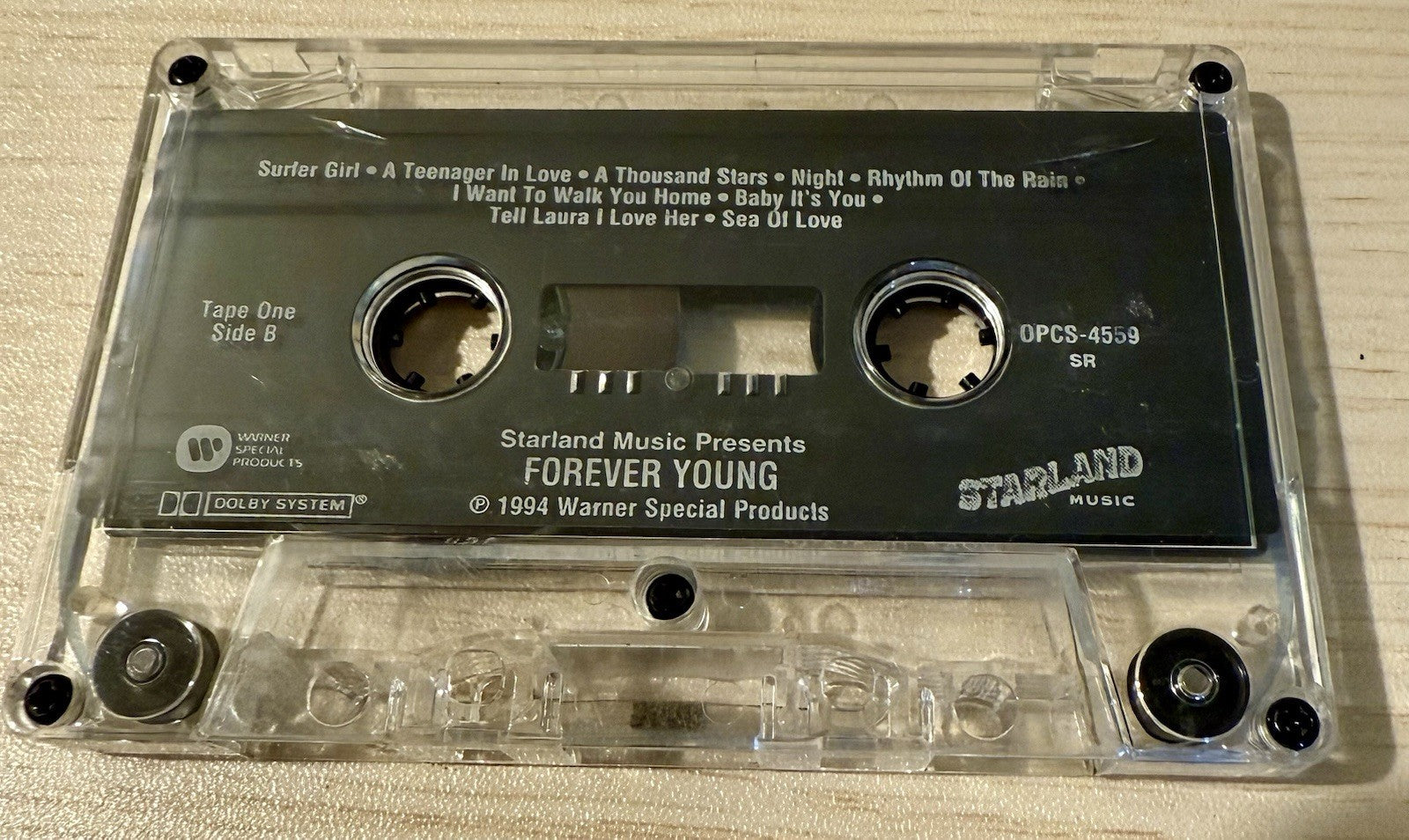 Vintage Forever Young Cassette Tape 