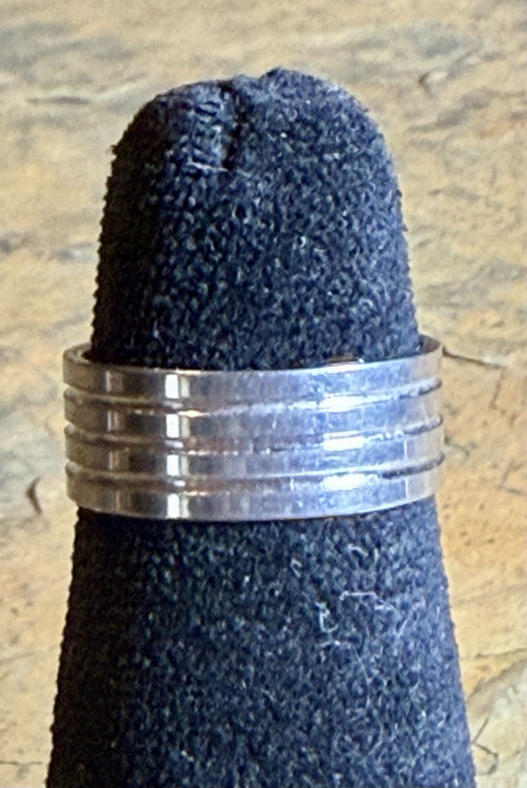 Men’s Stainless Steel Wedding Band - Size 6.5