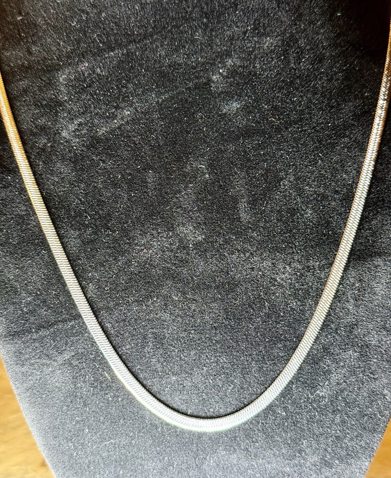 Stainless Steel Herringbone Chain - 20”