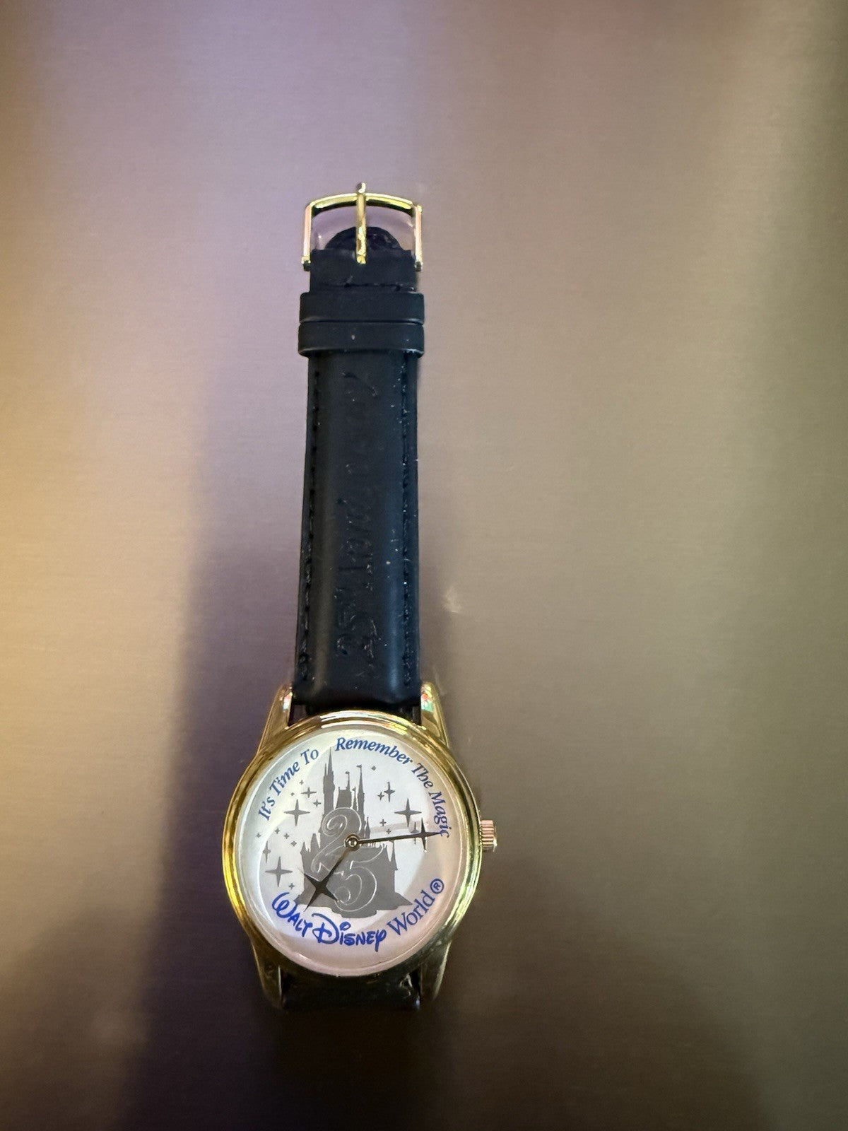 Vintage Walt Disney World 25th Anniversary Edition Watch 