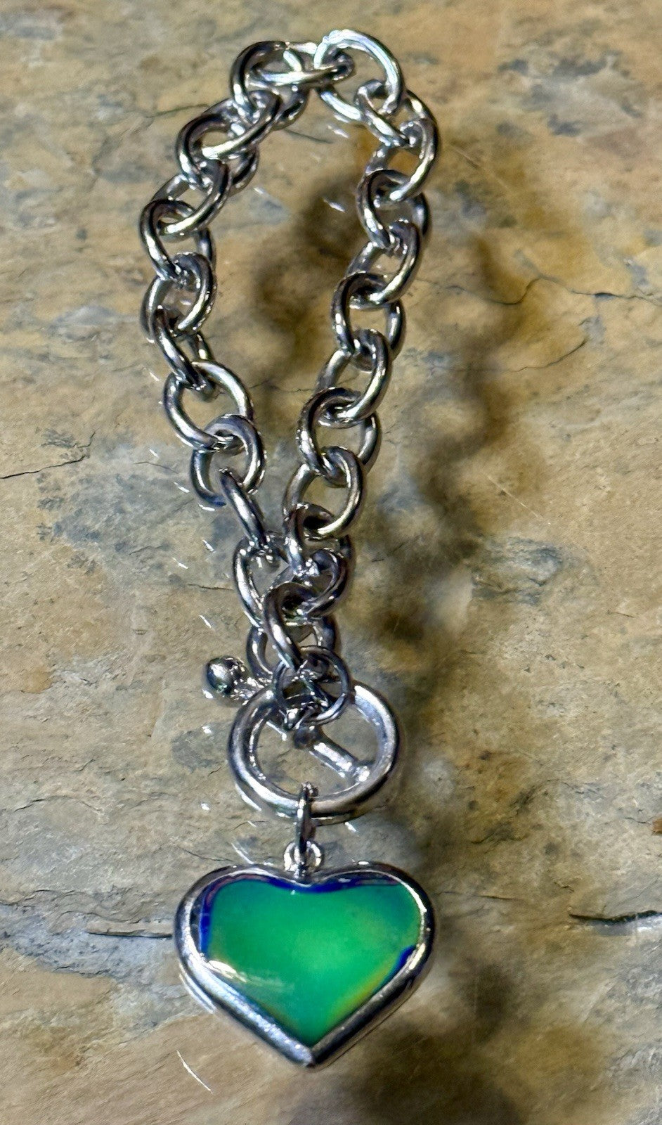 Mood Heart Charm Bracelet 
