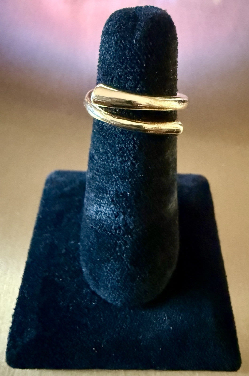Gold Tone Ring - Size 6