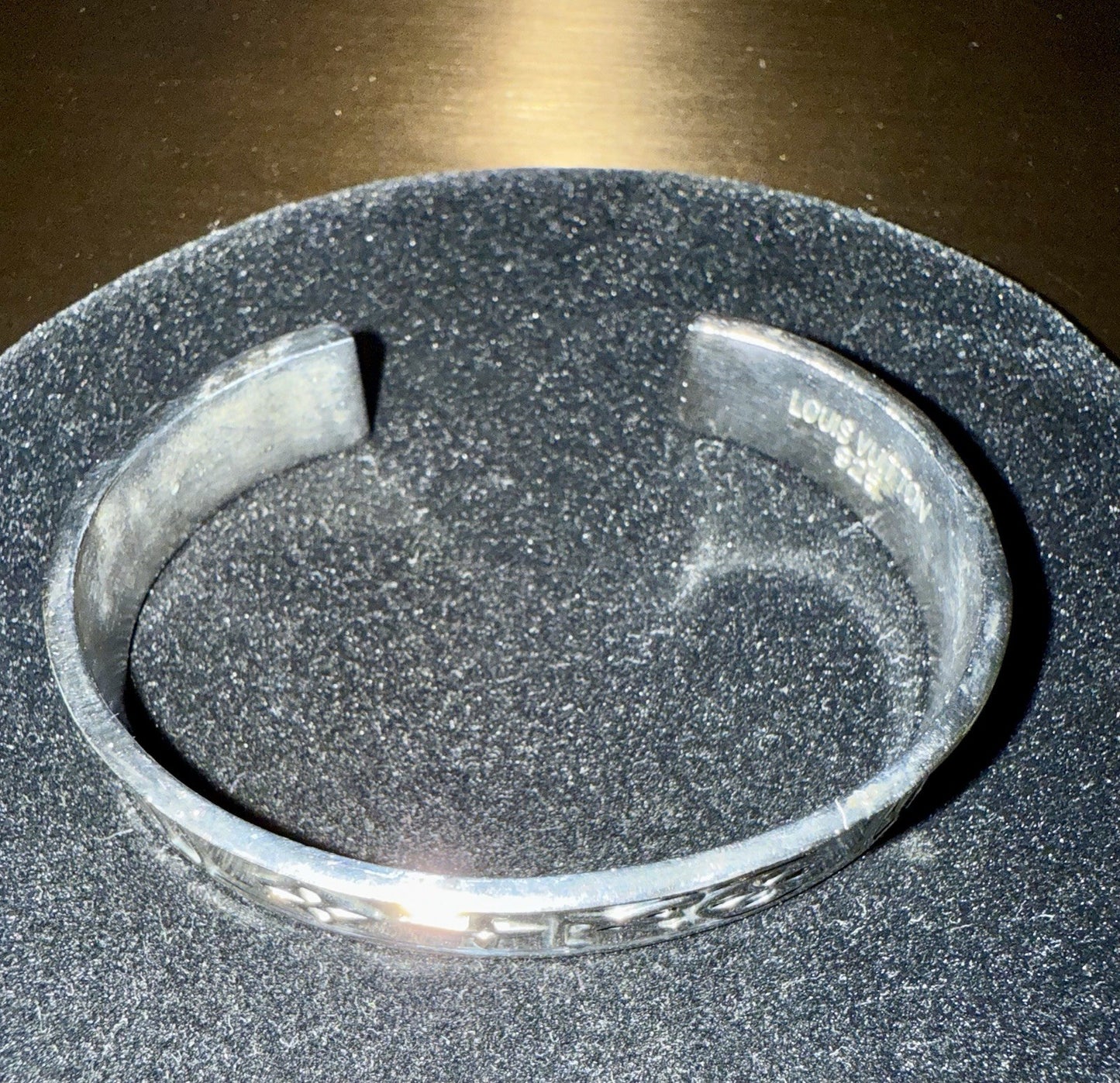 Louis Vuitton 925 sterling silver cuff bracelet