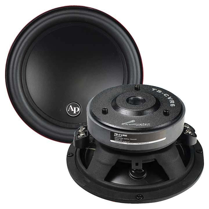 Audiopipe 6″ Woofer, 75W RMS/150W Max, Dual 4 Ohm Voice Coils