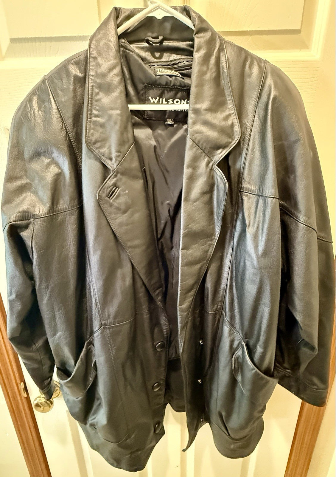 Vintage Wilsons Leather Black Leather Jacket 