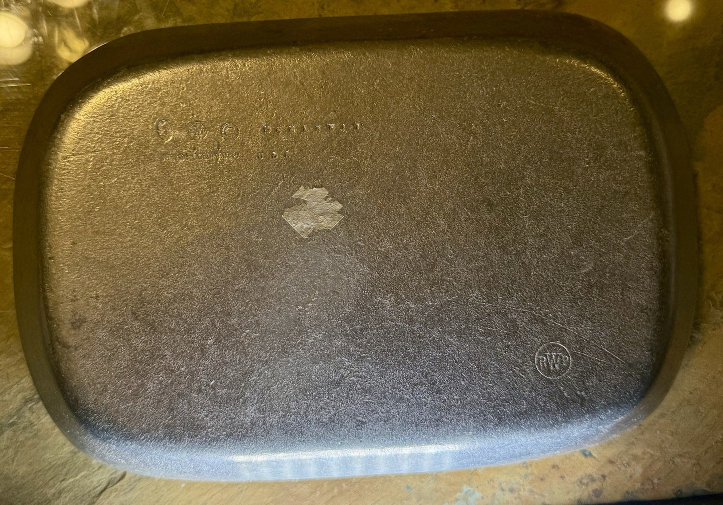 Vintage Wilton Armetale Comfort Thy Heart Pewter Serving Tray