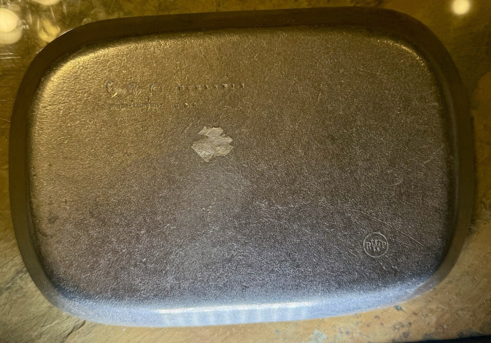 Vintage Wilton Armetale Comfort Thy Heart Pewter Serving Tray