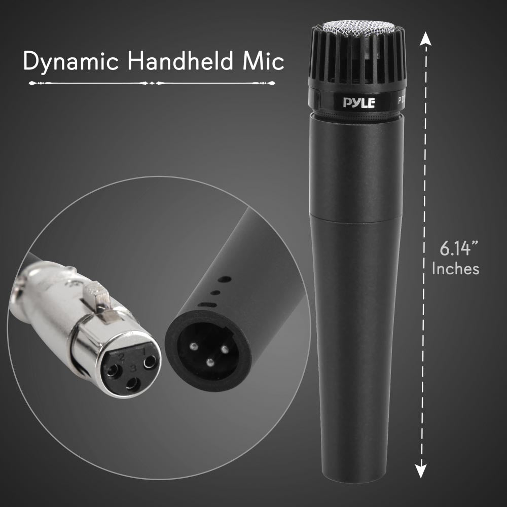 Pyle-Pro PDMIC78 Professional Moving Coil Dynamic Handheld Microphone