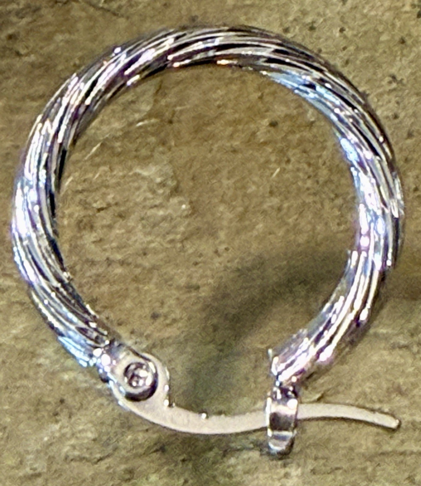 925 Silver Twist Earrings