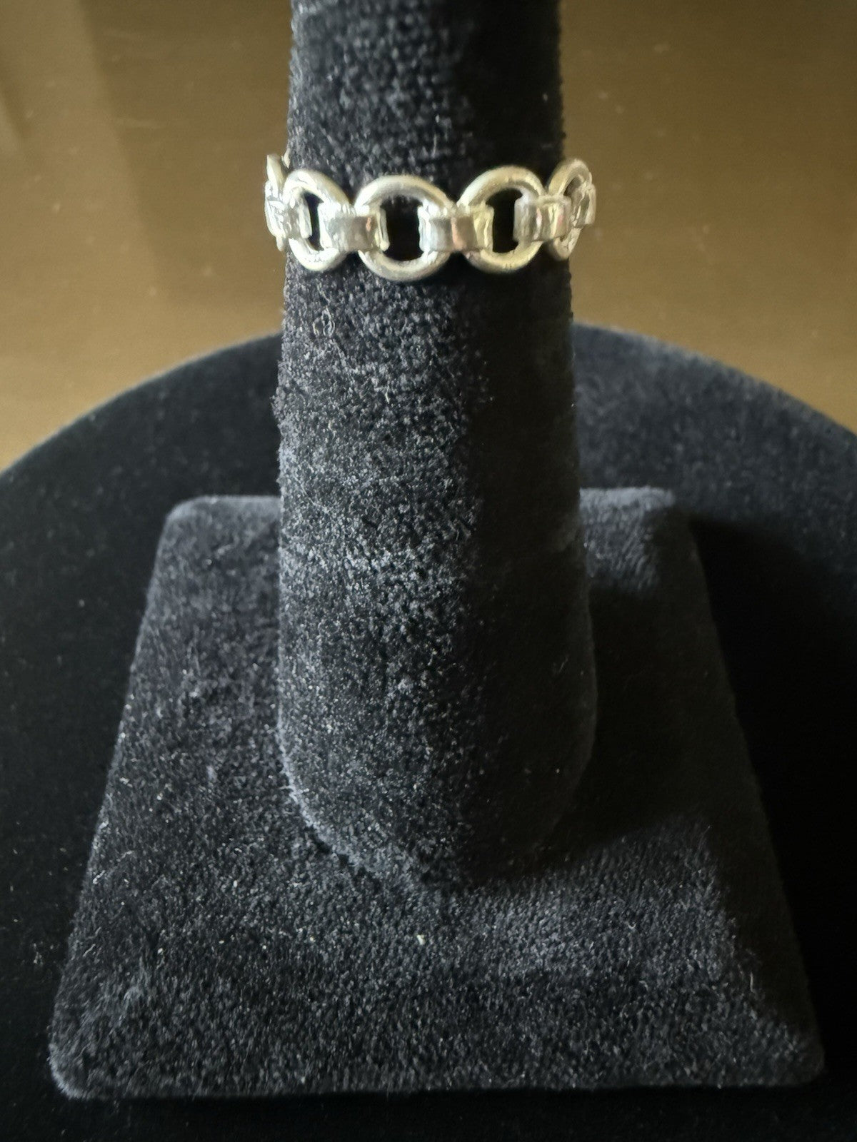 Vintage Sterling Silver Ring Size 7.75