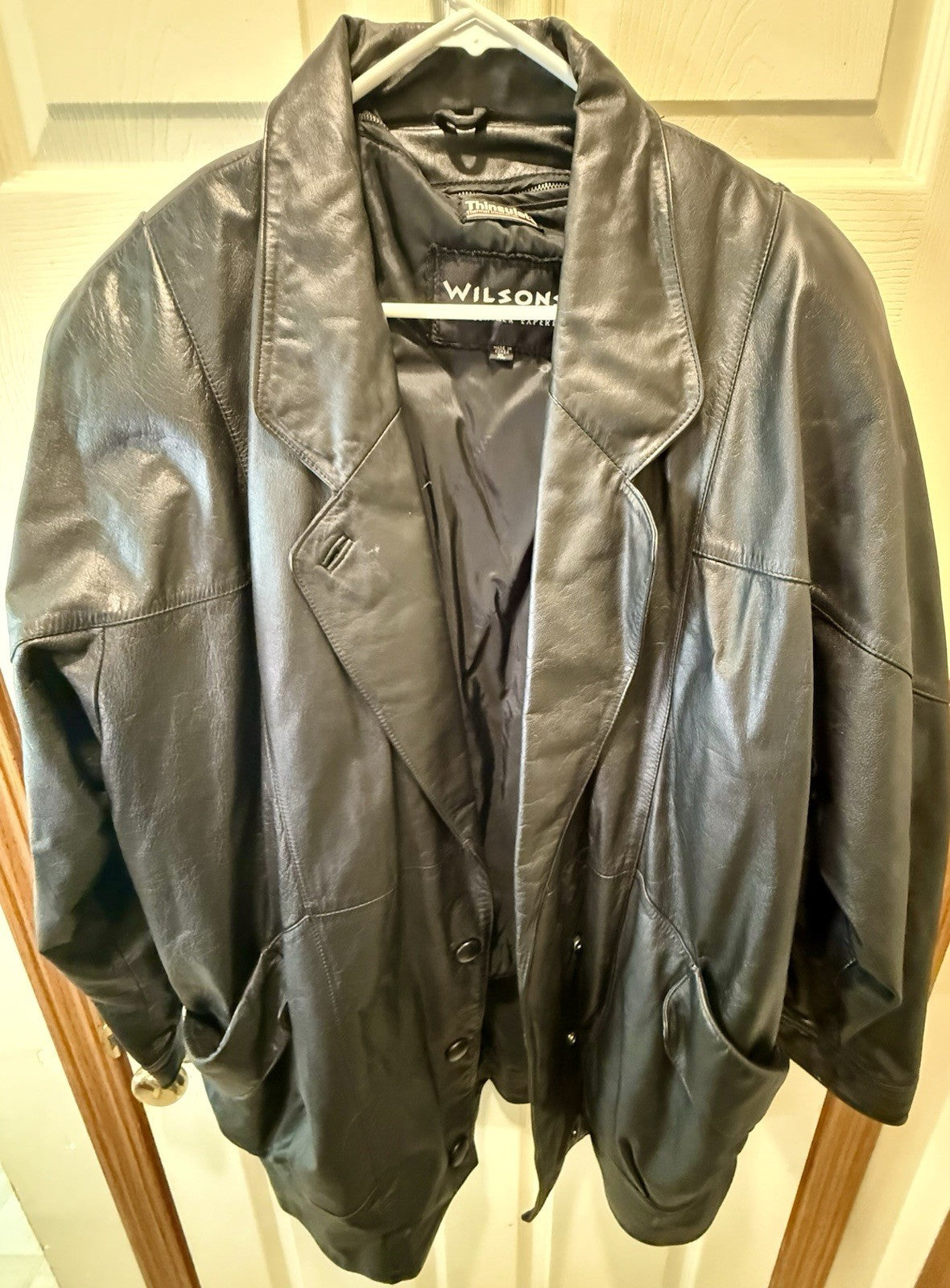 Vintage Wilsons Leather Black Leather Jacket 