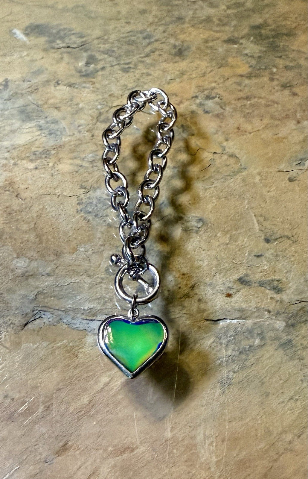 Mood Heart Charm Bracelet 