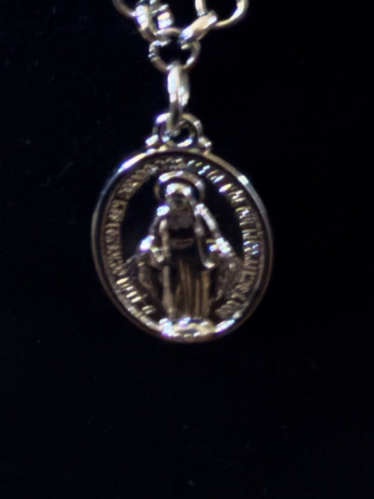 Miraculous Medal pendant And chain