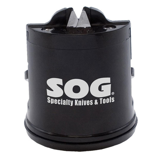 NEW SOG SH-02 Countertop Pull-Through Knife Blade Sharpener - Black Lightweight
