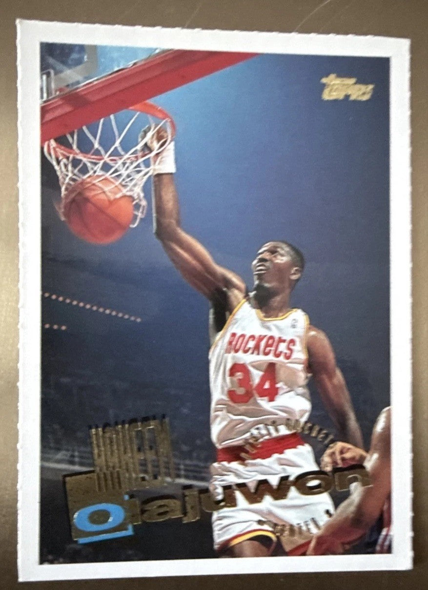 1995-96 Topps - Hakeem Olajuwon #100 Proof Sheet Singles