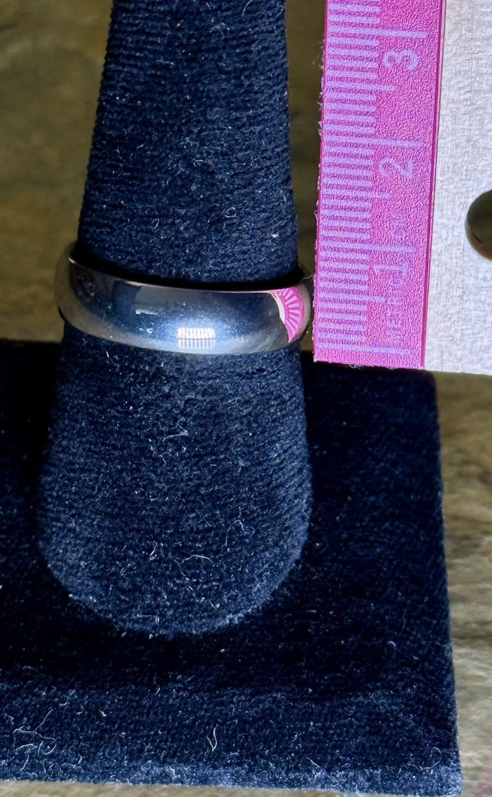 Titanium Steel Wedding Band (6 mm)- Size 11