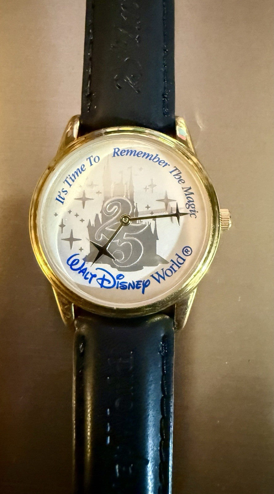 Vintage Walt Disney World 25th Anniversary Edition Watch 