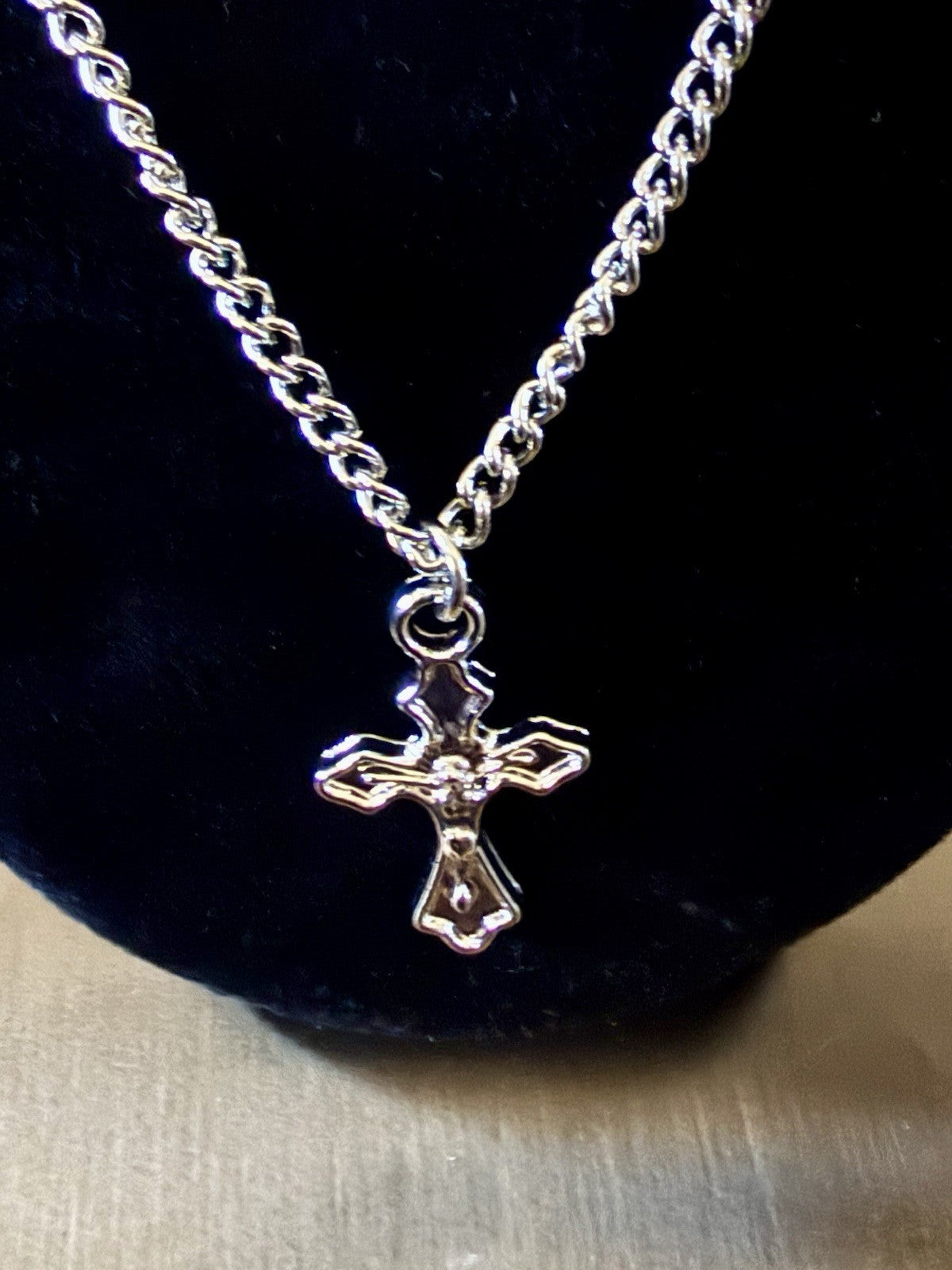 Crucifix Pendant and Necklace 