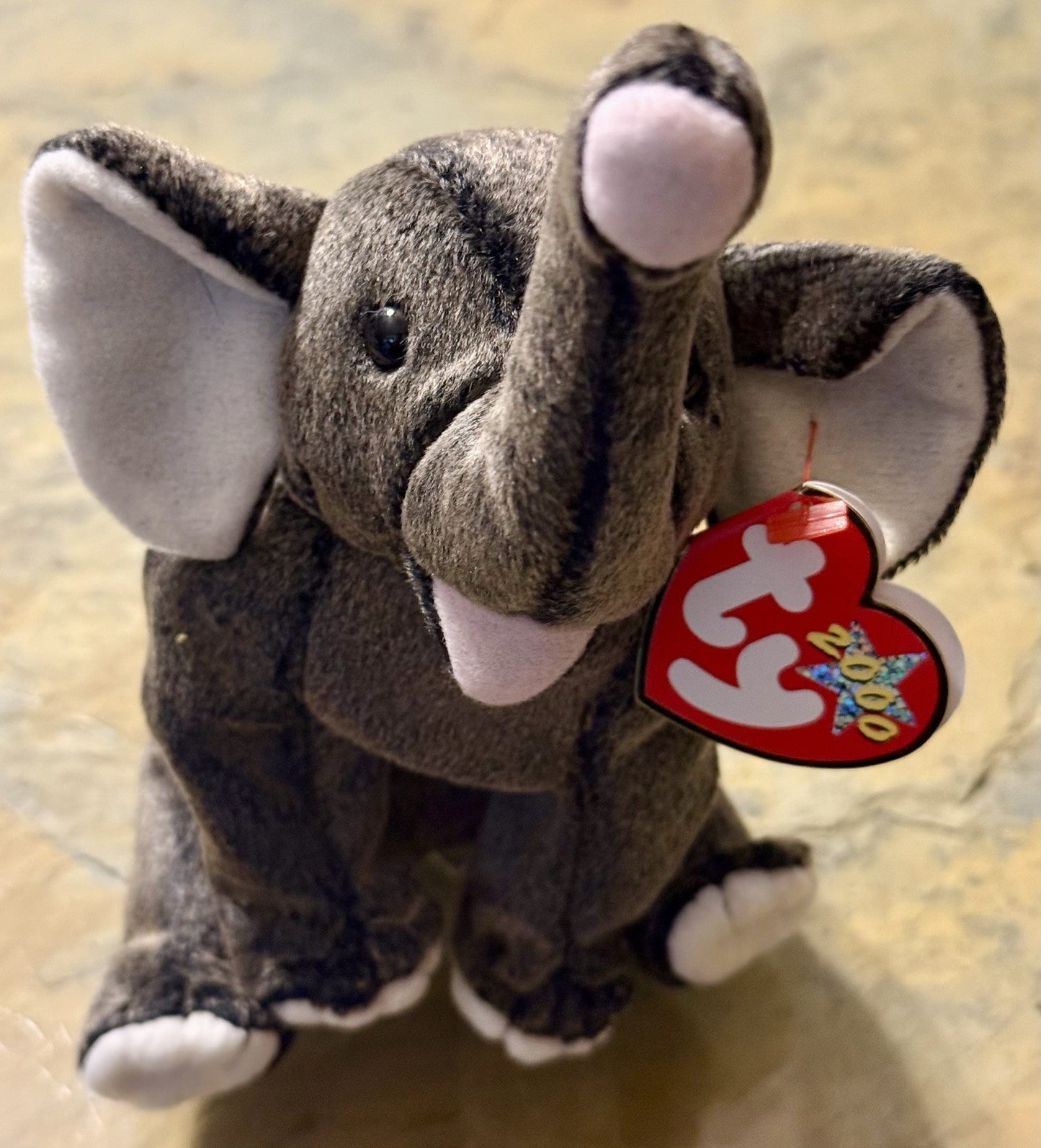 Ty Beanie Baby- Trumpet the Elephant 