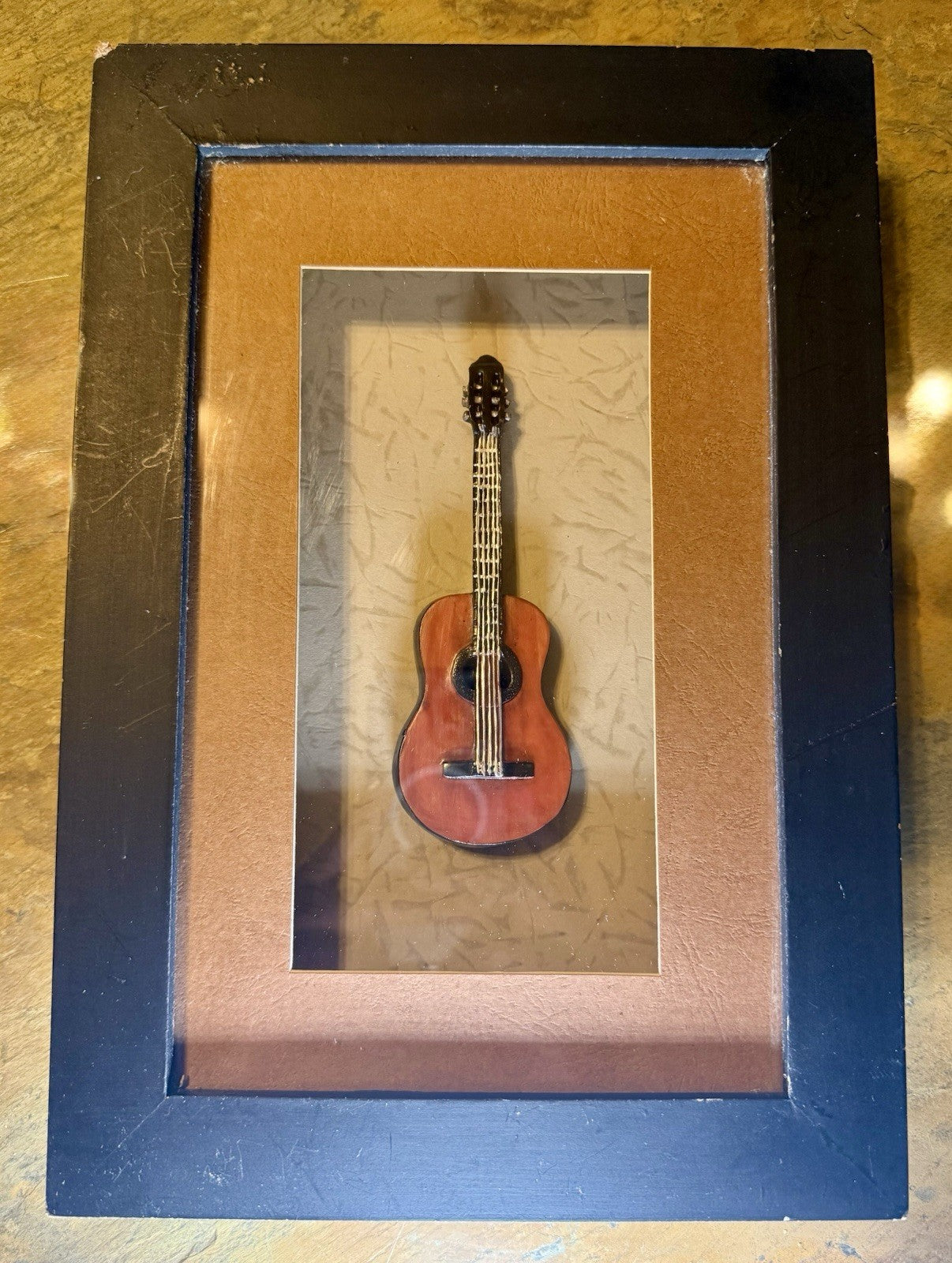 Framed Handmade 3D Guitar Wall Art