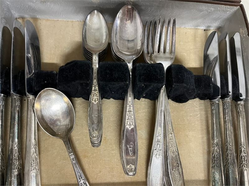 1847 Rogers Bros. Silver Plate Silverware Set