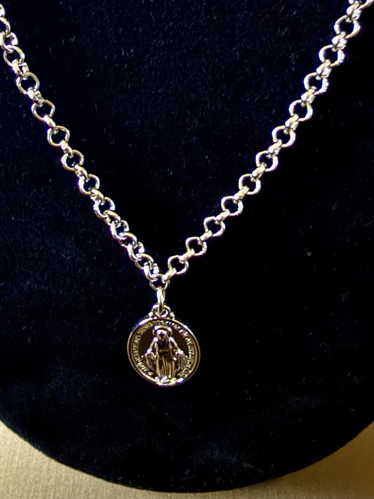 Miraculous Medal pendant And chain