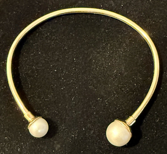 Alex and Ani Sterling Silver Pear Cuff  Bracelet