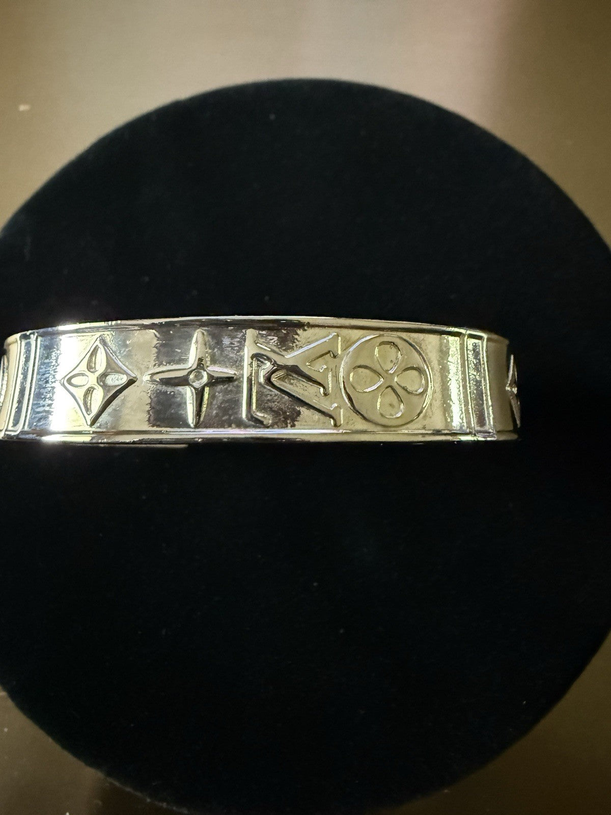 Louis Vuitton 925 sterling silver cuff bracelet