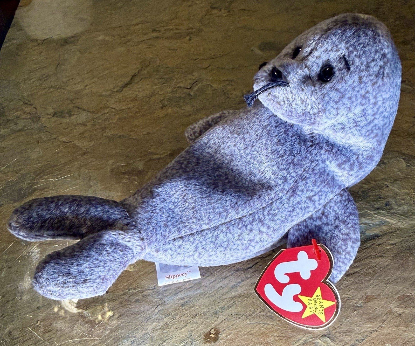 Ty Beanie Baby "Slippery" the Seal