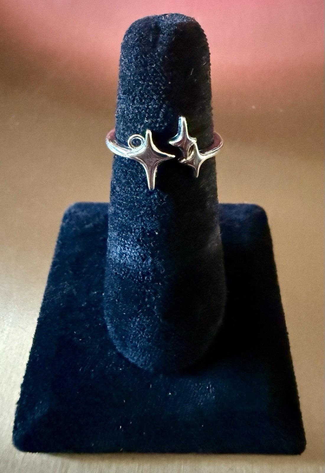 Silver Tone Ring- Size 6.75