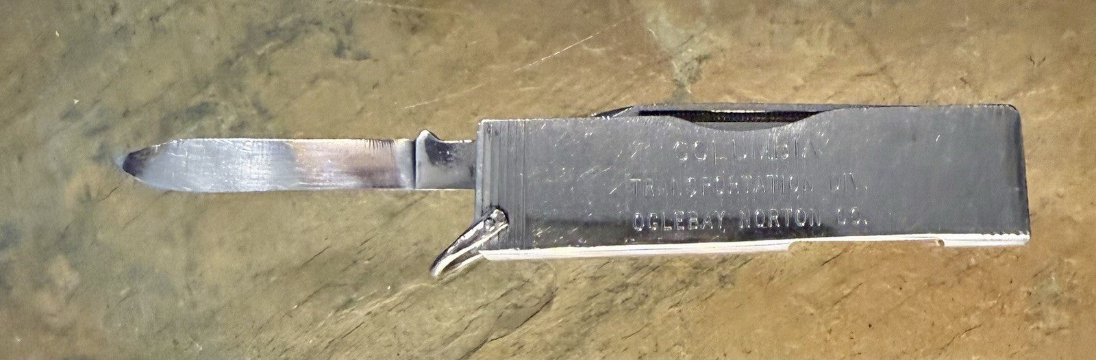 Vintage Pocket Knife- Collins Transformation Co., based in Orange, Massachusetts