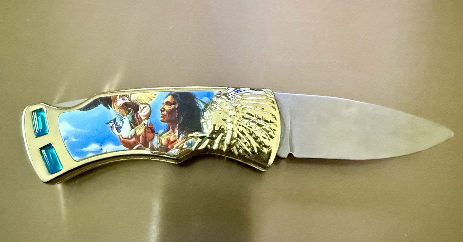 Vintage Native American Pocket Knife