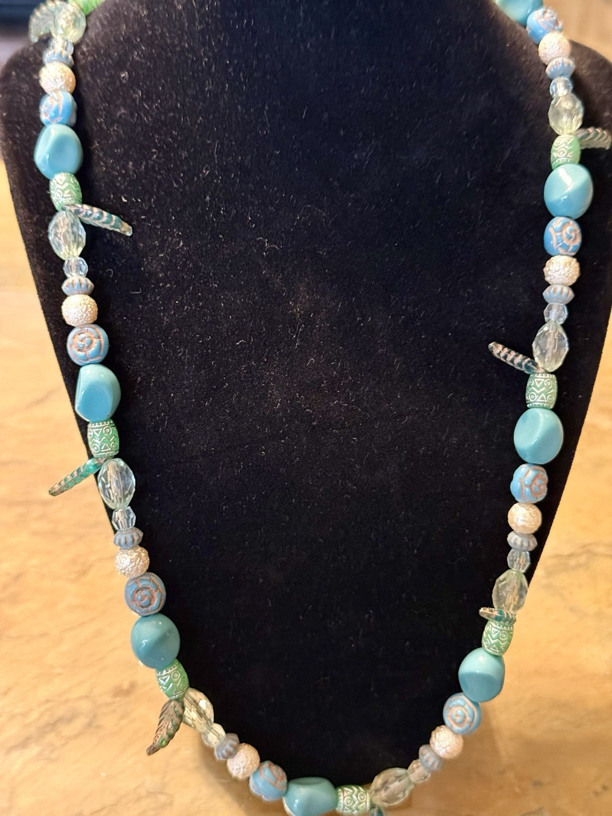 Vintage bohemian-style handcrafted necklace 